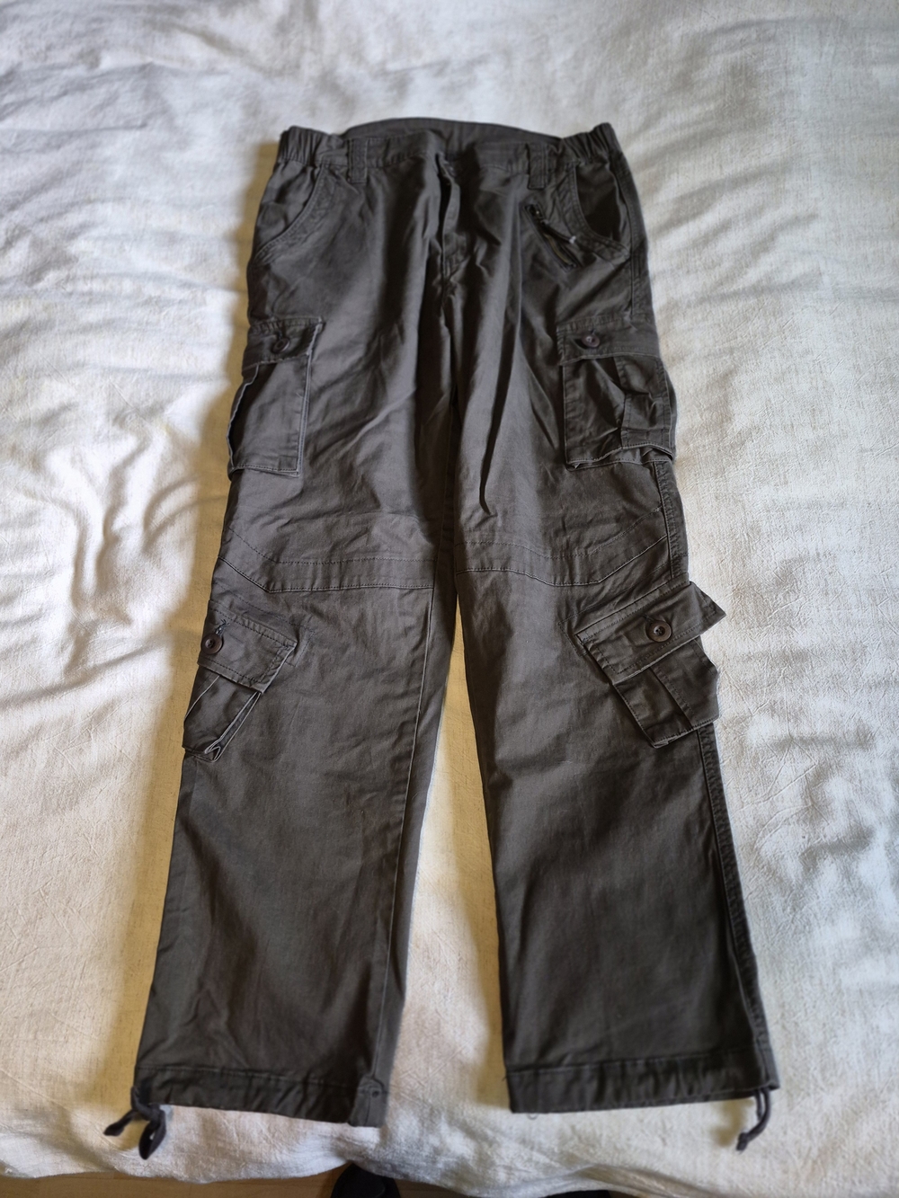 Women's Dark Grey Cargo Pants